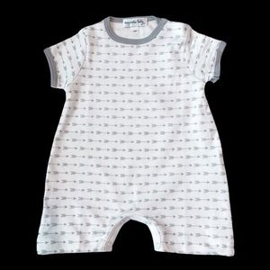 Little Arrows Printed Playsuit- Silver